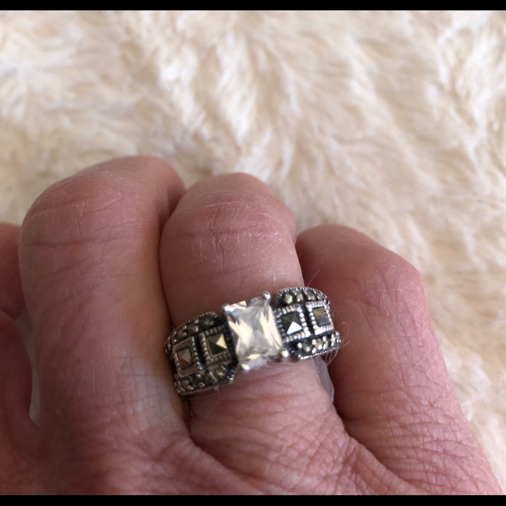 Silpada sterling silver cz ring